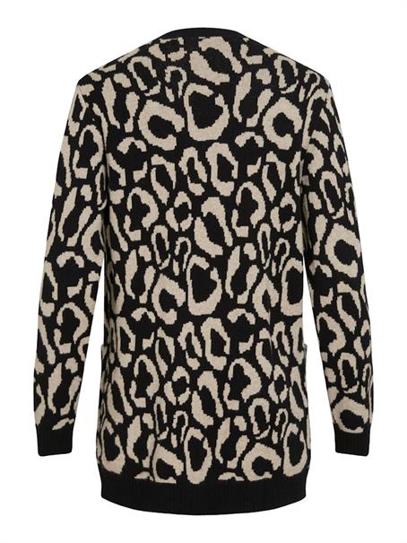 VITIF OPEN L/S KNIT CARDIGAN - NOOS black beauty