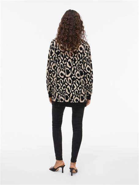 VITIF OPEN L/S KNIT CARDIGAN - NOOS black beauty