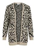 VITIF OPEN L/S KNIT CARDIGAN - NOOS natural melange