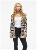 VITIF OPEN L/S KNIT CARDIGAN - NOOS natural melange