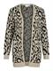 VITIF OPEN L/S KNIT CARDIGAN - NOOS natural melange
