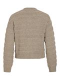 VITILLIA O-NECK L/S KNIT CARDIGAN natural melange