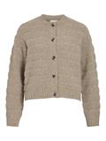 VITILLIA O-NECK L/S KNIT CARDIGAN natural melange
