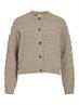 VITILLIA O-NECK L/S KNIT CARDIGAN natural melange