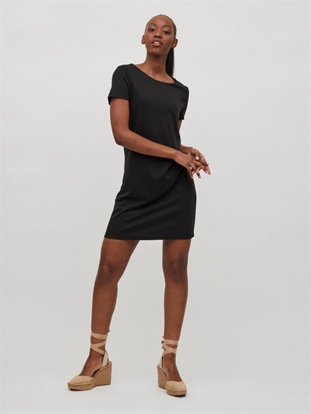 VITINNY NEW S/S DRESS - NOOS black