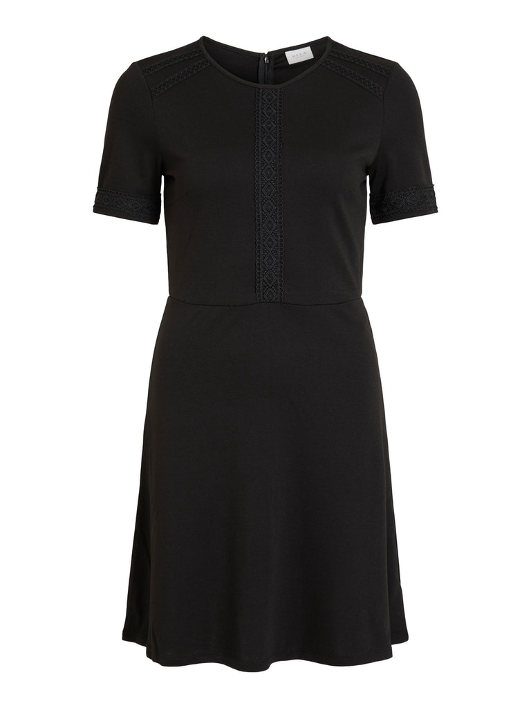 Vila Damen Kleid VITINNY SAPI S S LACE DRESS ZA black bequem online kaufen bei Tara M