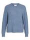 VITRINA L/S O-NECK KNIT TOP coronet blue
