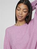 VITRINA L/S O-NECK KNIT TOP pastel lavender