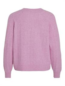 VITRINA L/S O-NECK KNIT TOP pastel lavender