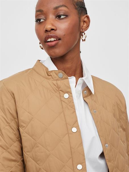 VITRISH QUILTED JACKET/SU - NOOS tigers eye
