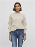 VITULI O-NECK L/S KNIT TOP/SU/PB/1 birch