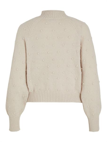 VITULI O-NECK L/S KNIT TOP/SU/PB/1 birch