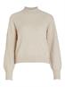 VITULI O-NECK L/S KNIT TOP/SU/PB/1 birch
