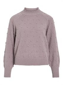 VITULI O-NECK L/S KNIT TOP/SU/PB/1 toadstool