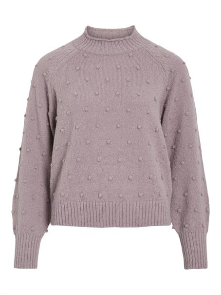 VITULI O-NECK L/S KNIT TOP/SU/PB/1 toadstool