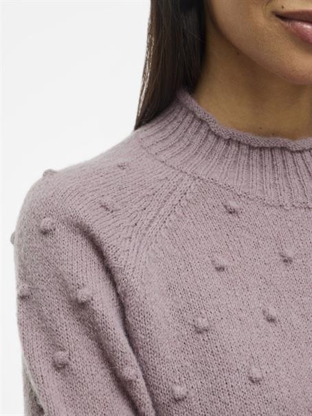 VITULI O-NECK L/S KNIT TOP/SU/PB/1 toadstool