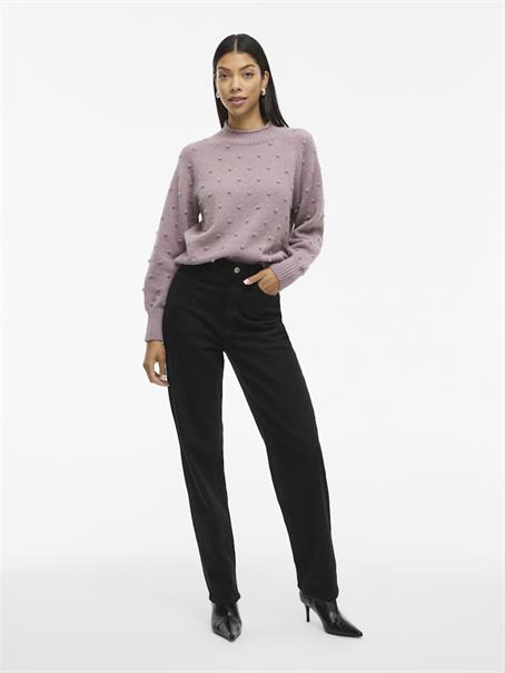 VITULI O-NECK L/S KNIT TOP/SU/PB/1 toadstool