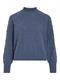 VITULI O-NECK L/S KNIT TOP/SU/PB/1 vintage indigo