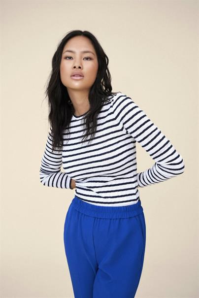 VIVALLY L/S TOP/PB weiß2