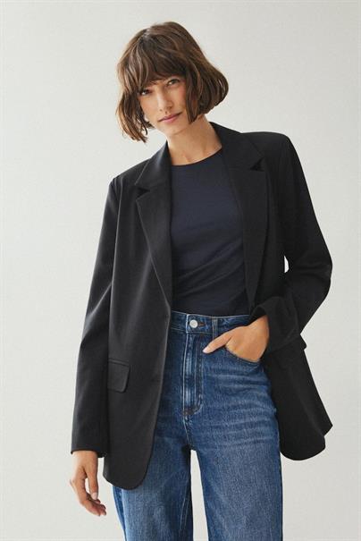 VIVARONE LOOSE BLAZER-NOOS black
