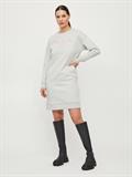 VIVILA L/S SWEAT DRESS light grey melange