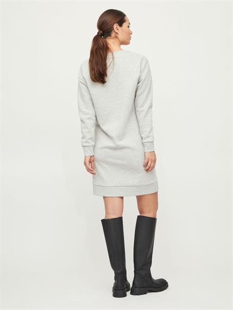 VIVILA L/S SWEAT DRESS light grey melange