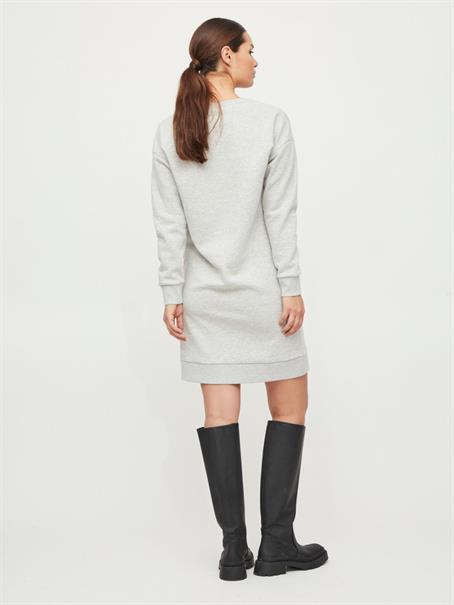 VIVILA L/S SWEAT DRESS light grey melange