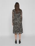 VIVOLETTE LAO O-NECK L/S DRESS/LC/DFS black beauty