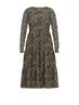 VIVOLETTE LAO O-NECK L/S DRESS/LC/DFS black beauty
