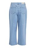 VIWIDEY NEIMA HW CROPPED WIDE JEANS light blue denim