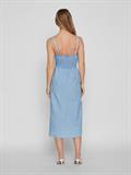 VIZIA STRAP MIDI DENIM DRESS - NOOS light blue denim