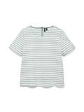 VMABBY SS ZIP TOP JRS NOOS snow white3