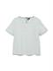 VMABBY SS ZIP TOP JRS NOOS snow white3