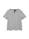 VMABBY SS ZIP TOP JRS NOOS snow white