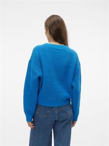 VMAGATE LS O-NECK PULLOVER LOW french blue