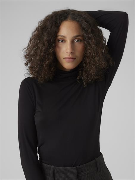 VMALBERTE LS ROLLNECK TOP JRS NOOS black