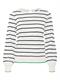 VMALMA LS O-NCK BUTTON BACK PULLOVER BOO snow white2