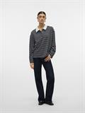 VMALMA LS STRIPED POLO TEE EXP black