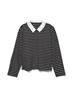 VMALMA LS STRIPED POLO TEE EXP black
