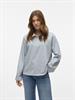 VMALMA LS STRIPED POLO TEE EXP light grey melange