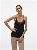 VMANA S/L LACE TOP GA NOOS black