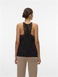 VMANA S/L LACE TOP GA NOOS black