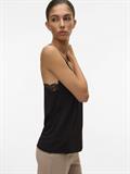VMANA S/L LACE TOP GA NOOS black