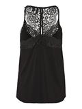 VMANA S/L LACE TOP GA NOOS black