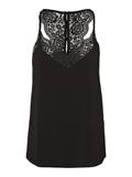 VMANA S/L LACE TOP GA NOOS black