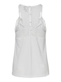 VMANA S/L LACE TOP GA NOOS snow white