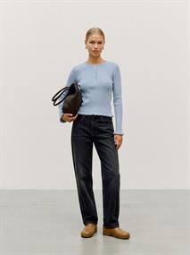 VMANEMONE HENLEY RIB PULLOVER NOOS cashmere blue