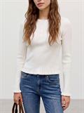 VMANEMONE HENLEY RIB PULLOVER NOOS cloud dancer