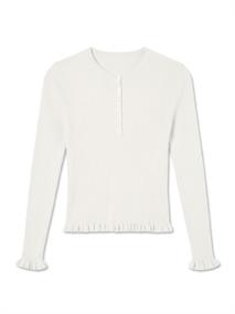 VMANEMONE HENLEY RIB PULLOVER NOOS cloud dancer