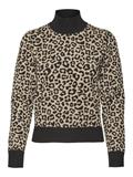 VMARIA ART LS HIGH-NECK PULLOVER GA black